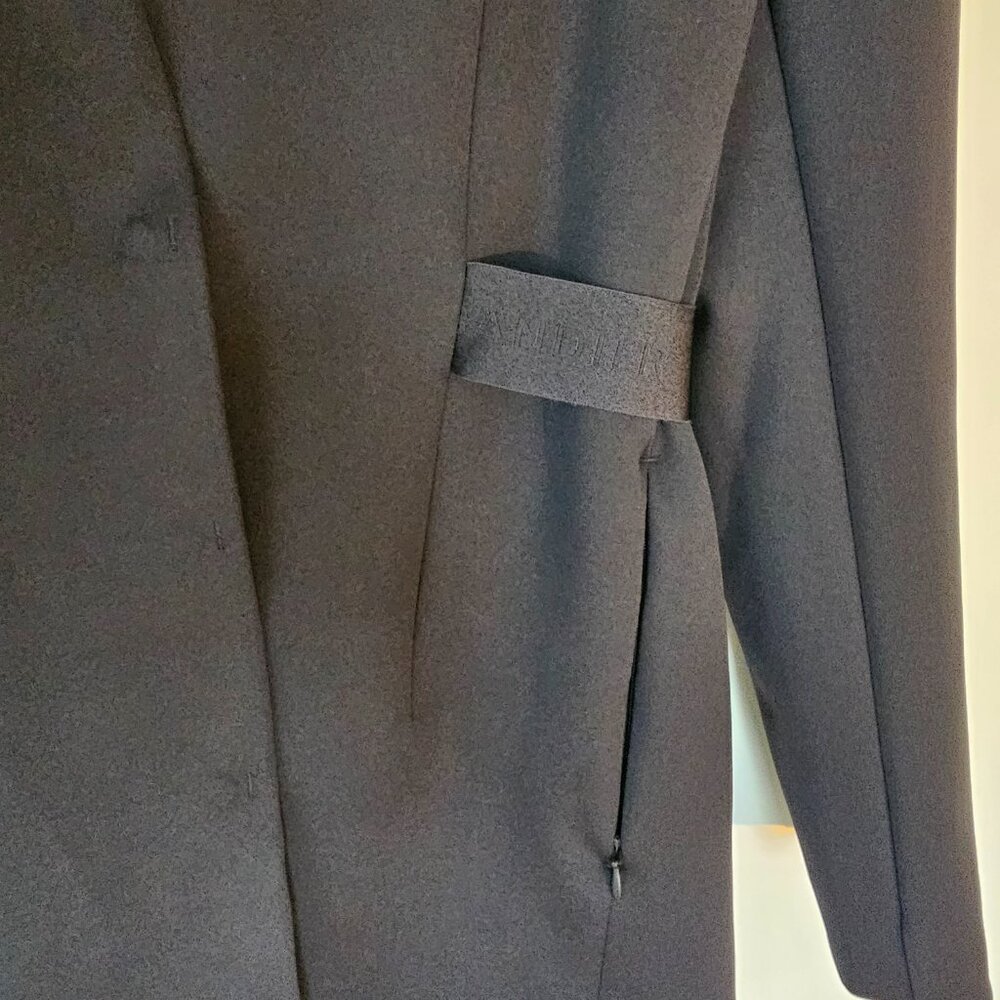 NWT Bandier Sport Logo Blazer in Black Size M - Picture 7 of 10